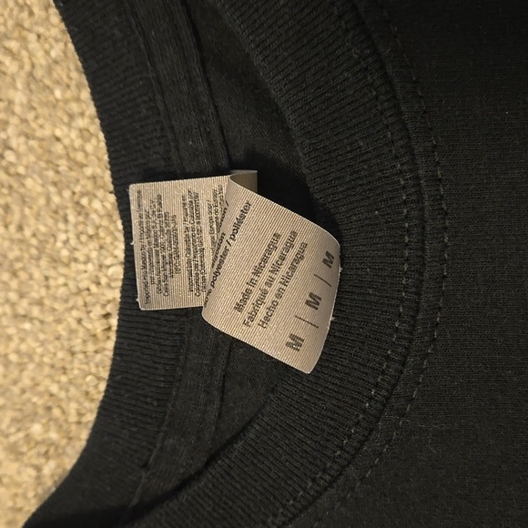 Never Stop Racing Black Tshirt Mens Size Medium - Picture 3 of 4